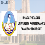 Bharathidasan University PhD Entrance Exam Schedule Out